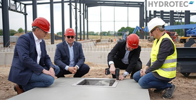 Foundation stone laid for the new iron foundry